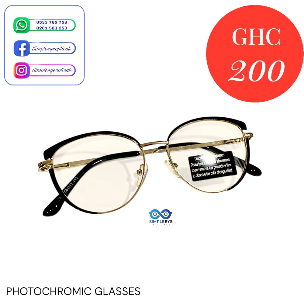 Photochromic lense+Frame