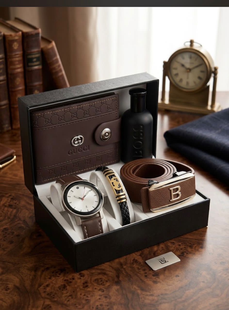EXECUTIVE GENTLEMAN 5-PIECE LUXURY GIFT SET