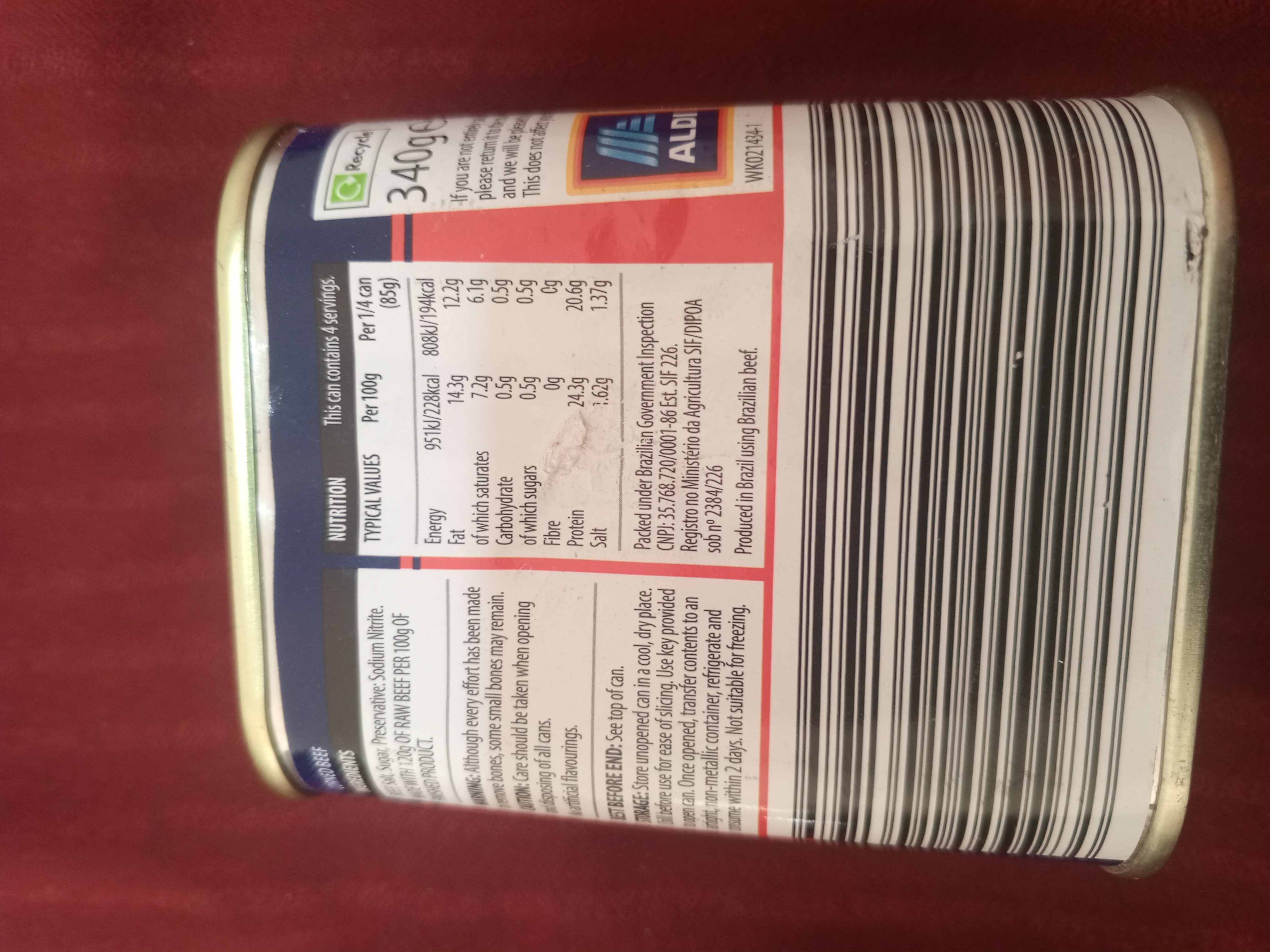 Bramwells Corned Beef 340g - Delicious &amp; Convenient