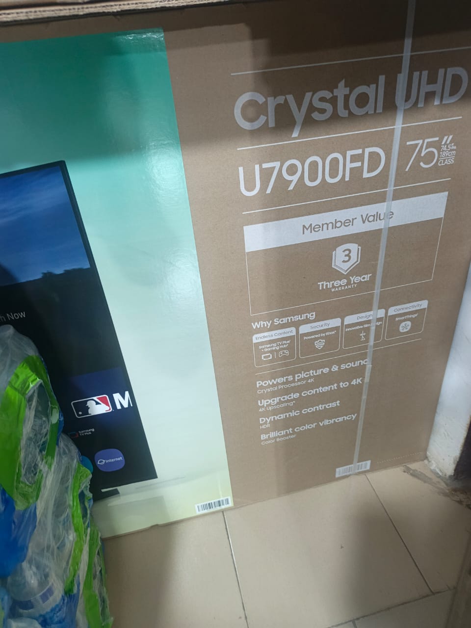 Samsung 65" Crystal UHD 4K Smart TV U7900FD (2025 Model)