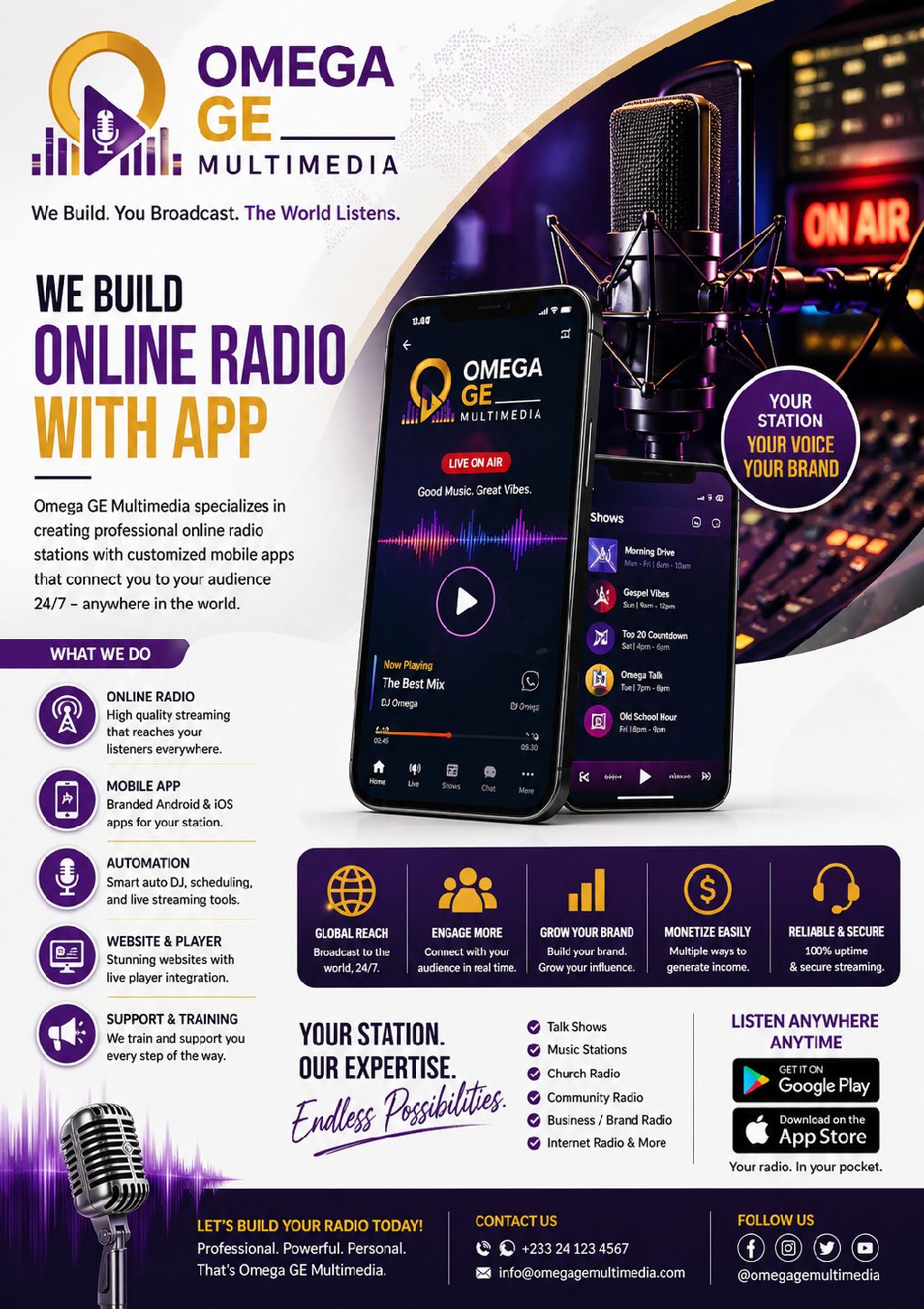 Build your online radio
