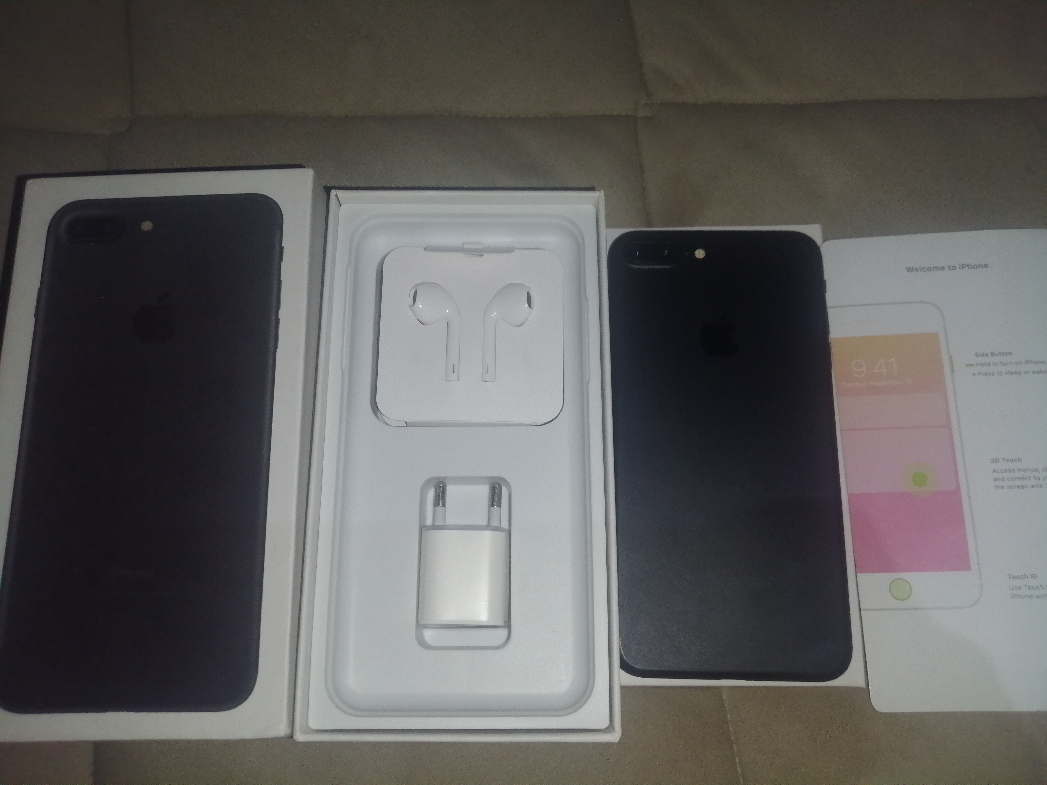 New iPhone 7 Plus, 128gb - Matte Black