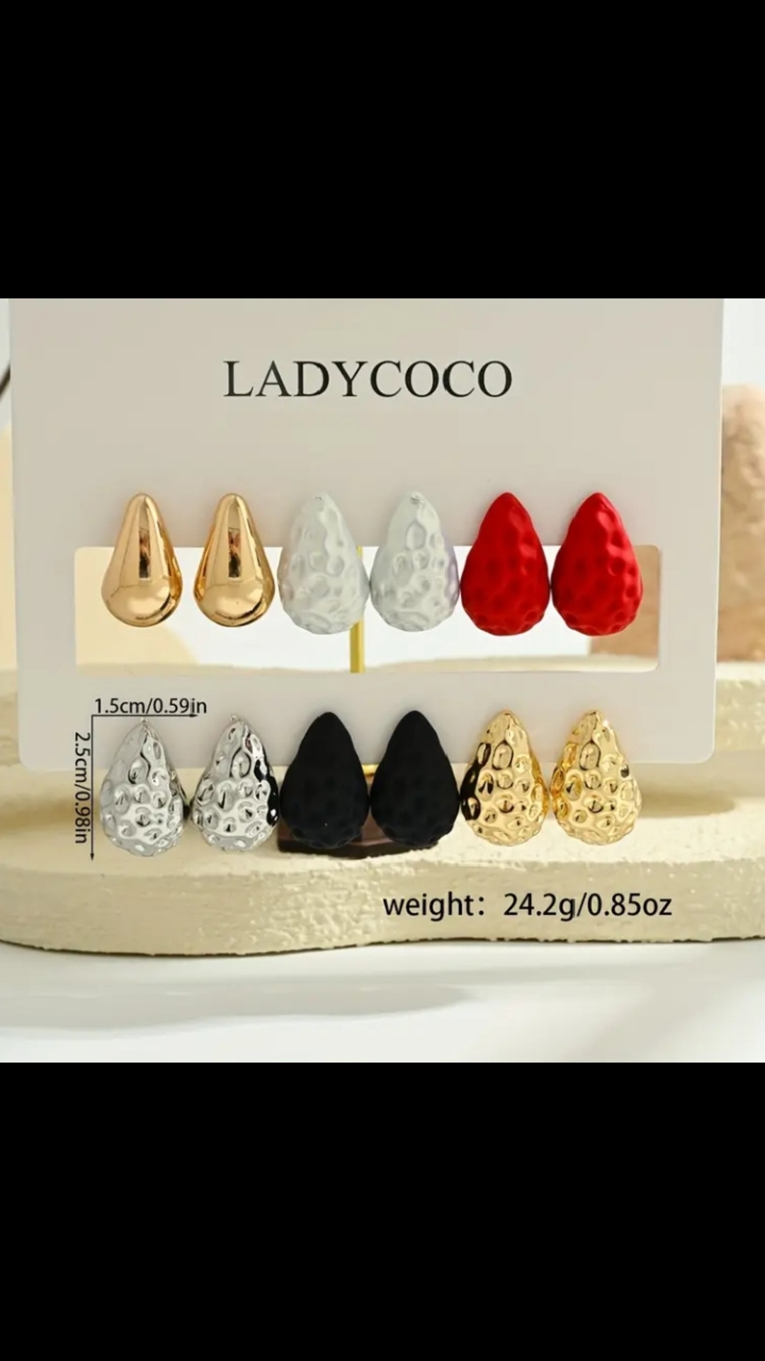 Premium Earrings Collection - Pick Your StyleDifferent beautiful styles available.All earrings cost GH$50 per card. Please send a screenshot of the one you want.