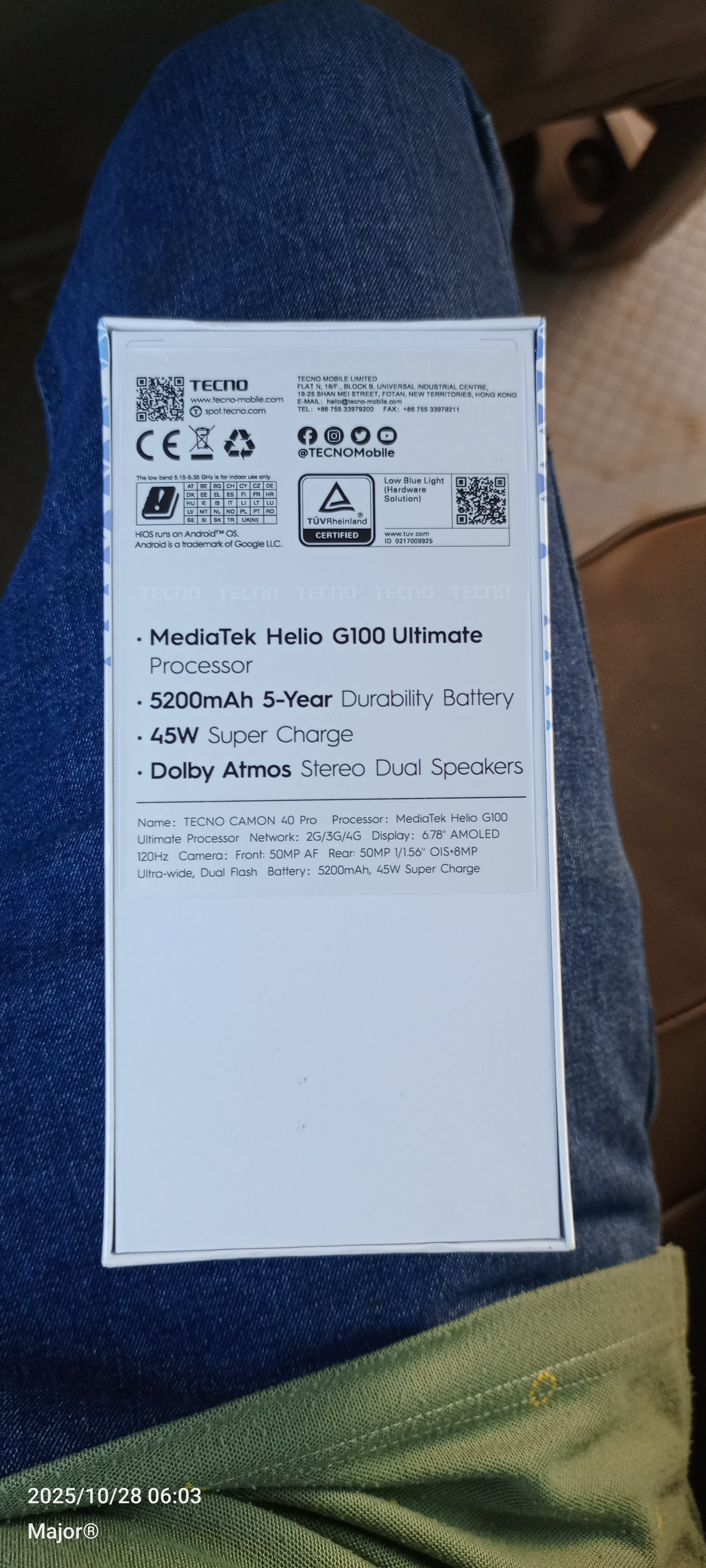 Tecno Camon 40 Pro
