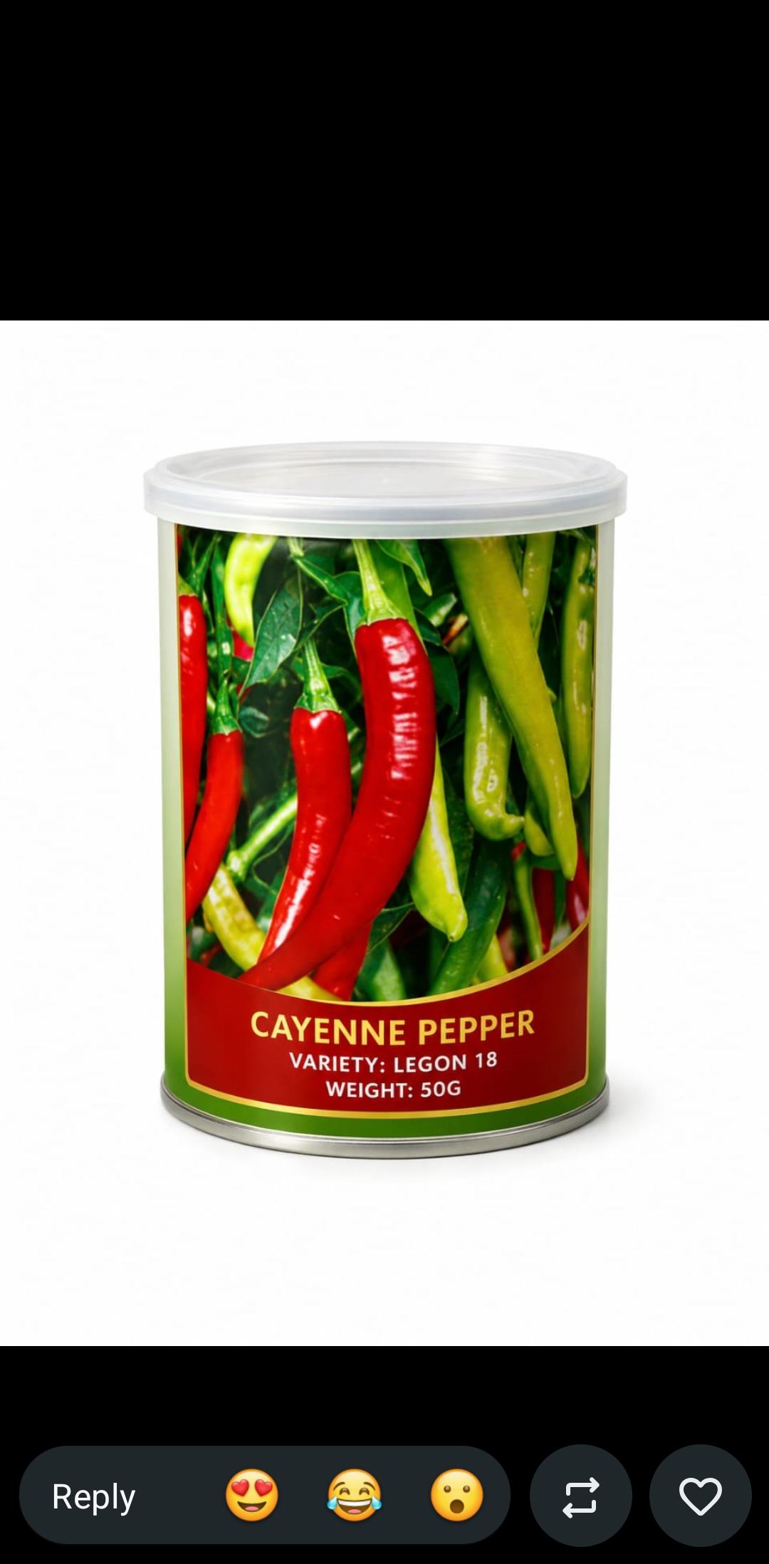 Legon 18 50g Cayenne pepper seeds