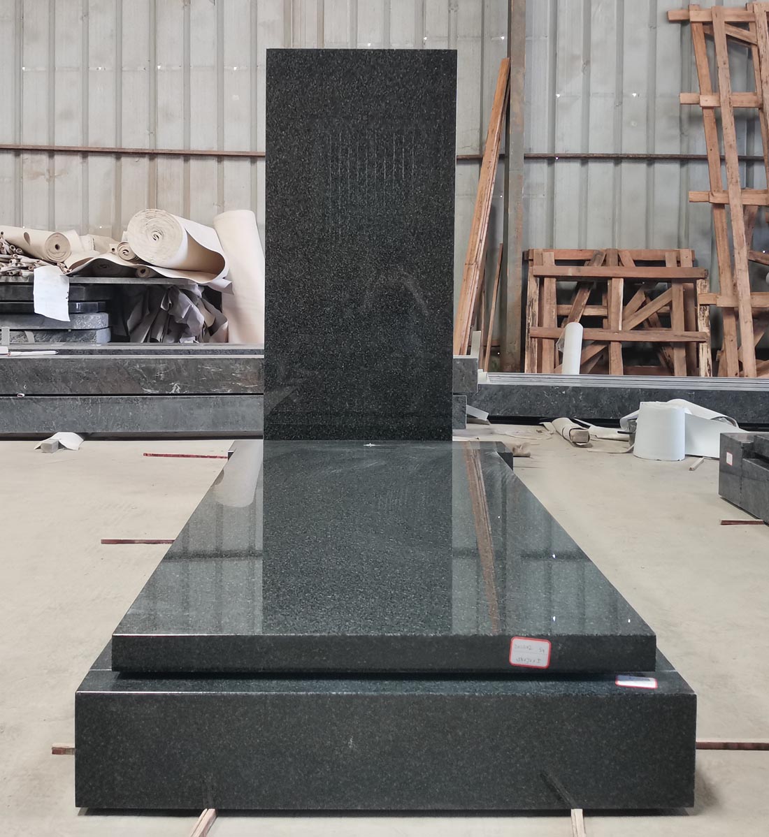 Granite stones design graves and tombstones