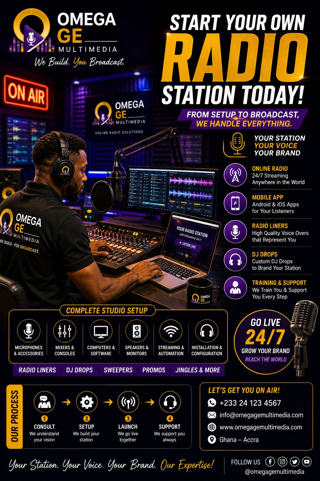 Build your online radio