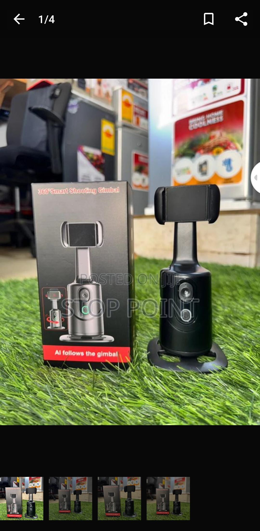 Auto Tracking Phone Holder Tripod with Remote
