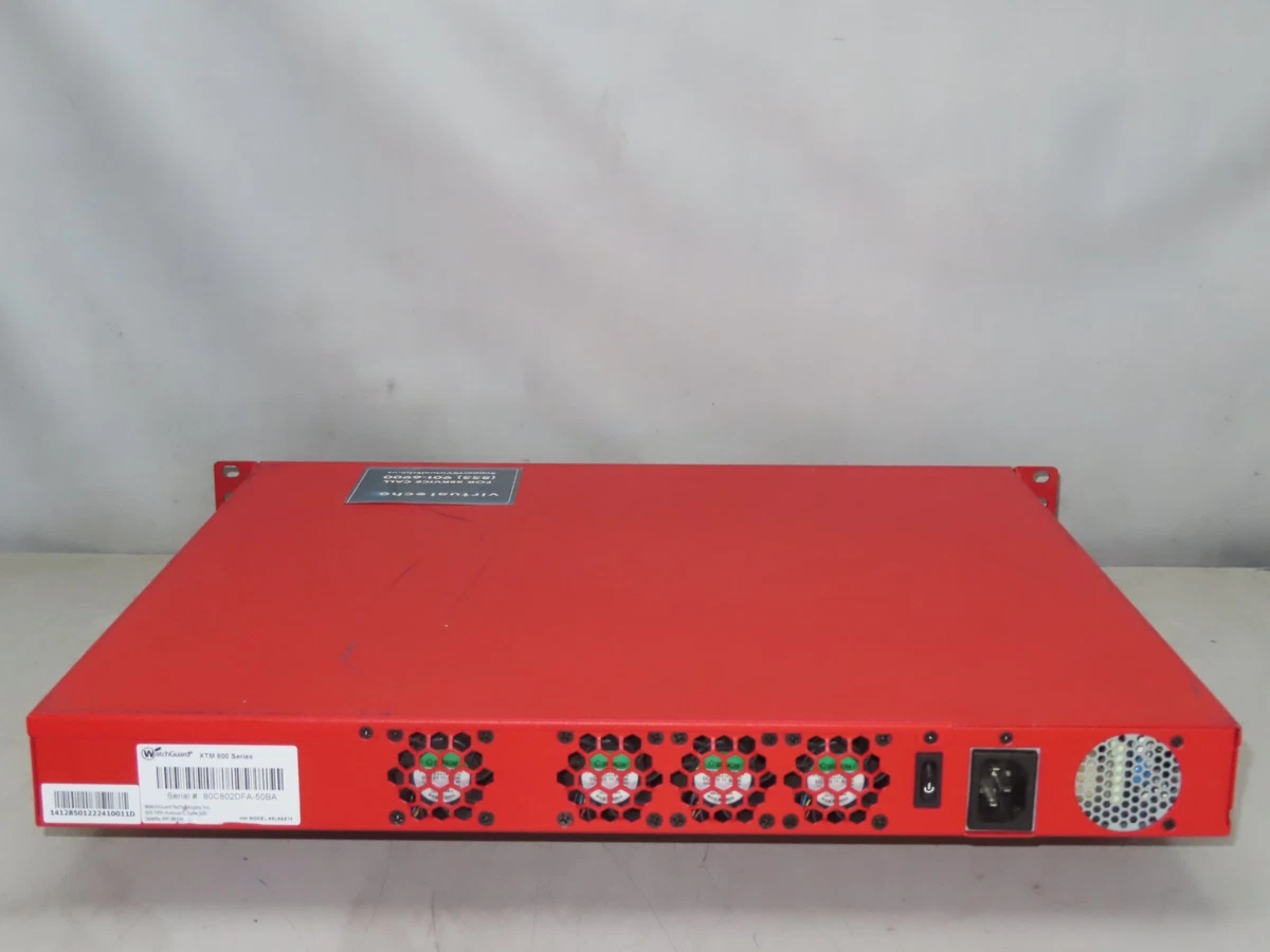 WatchGuard XTM 800 Series SL8AE14 Netwwork Security Firewall