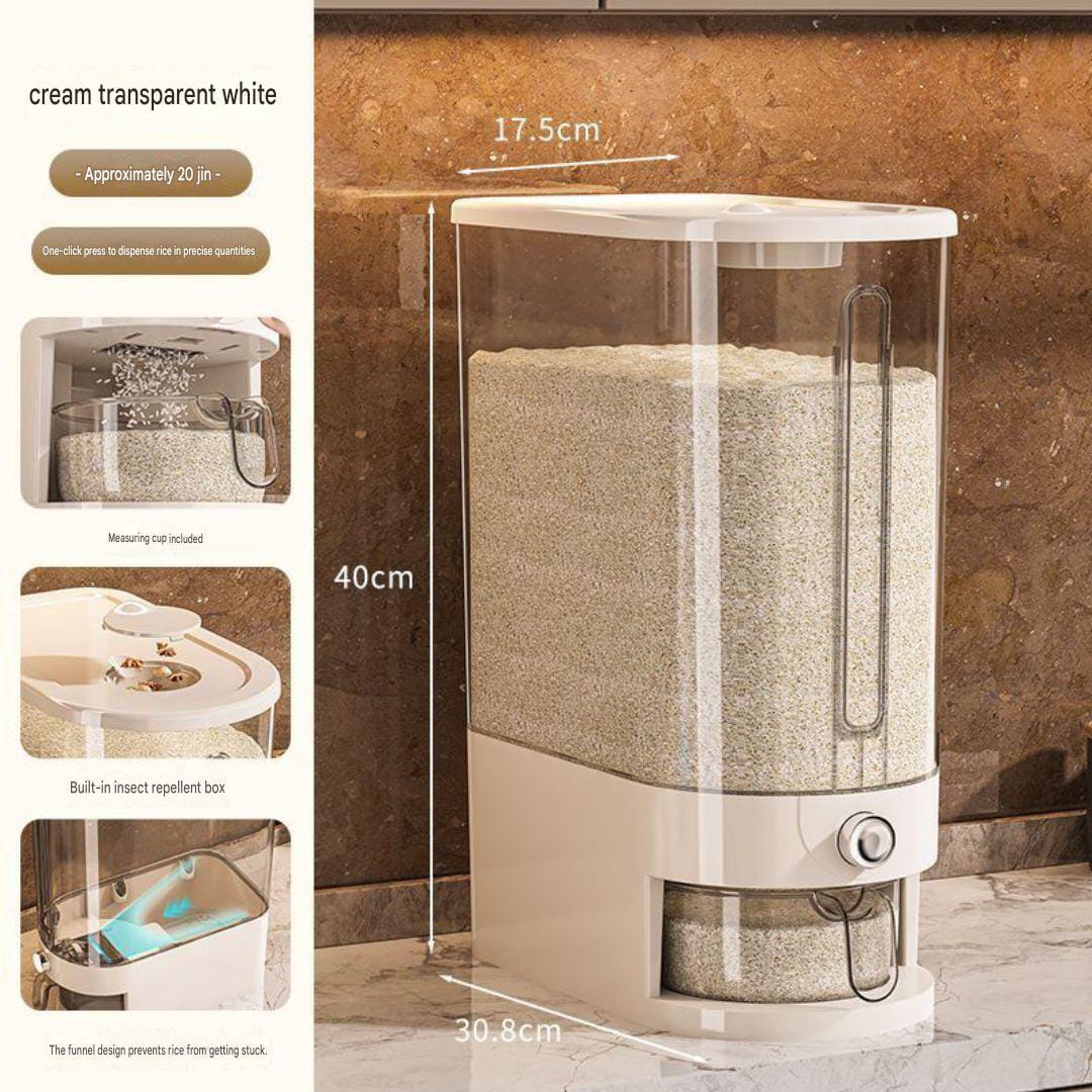 20Kg Automatic Rice Dispenser with Insect Repellent &amp; Measure