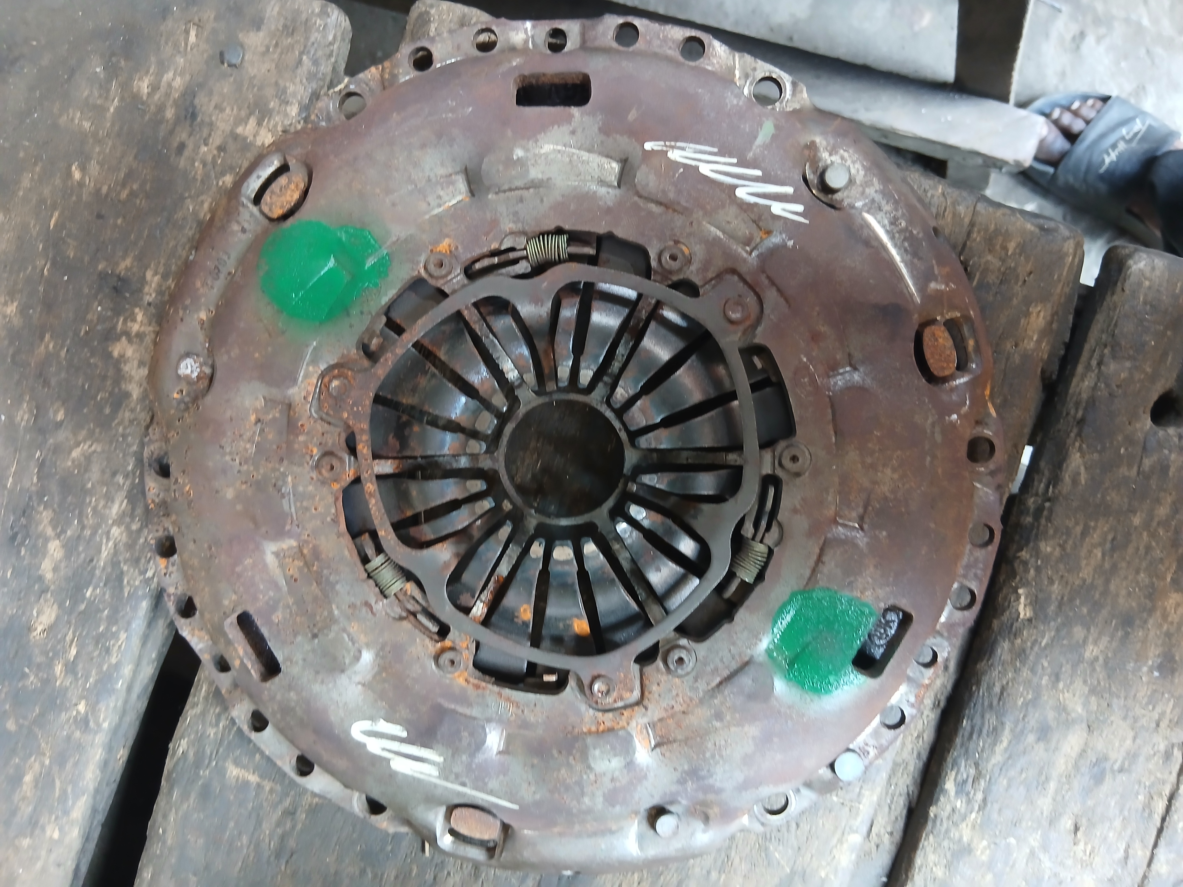 pressure plate and clutch disc