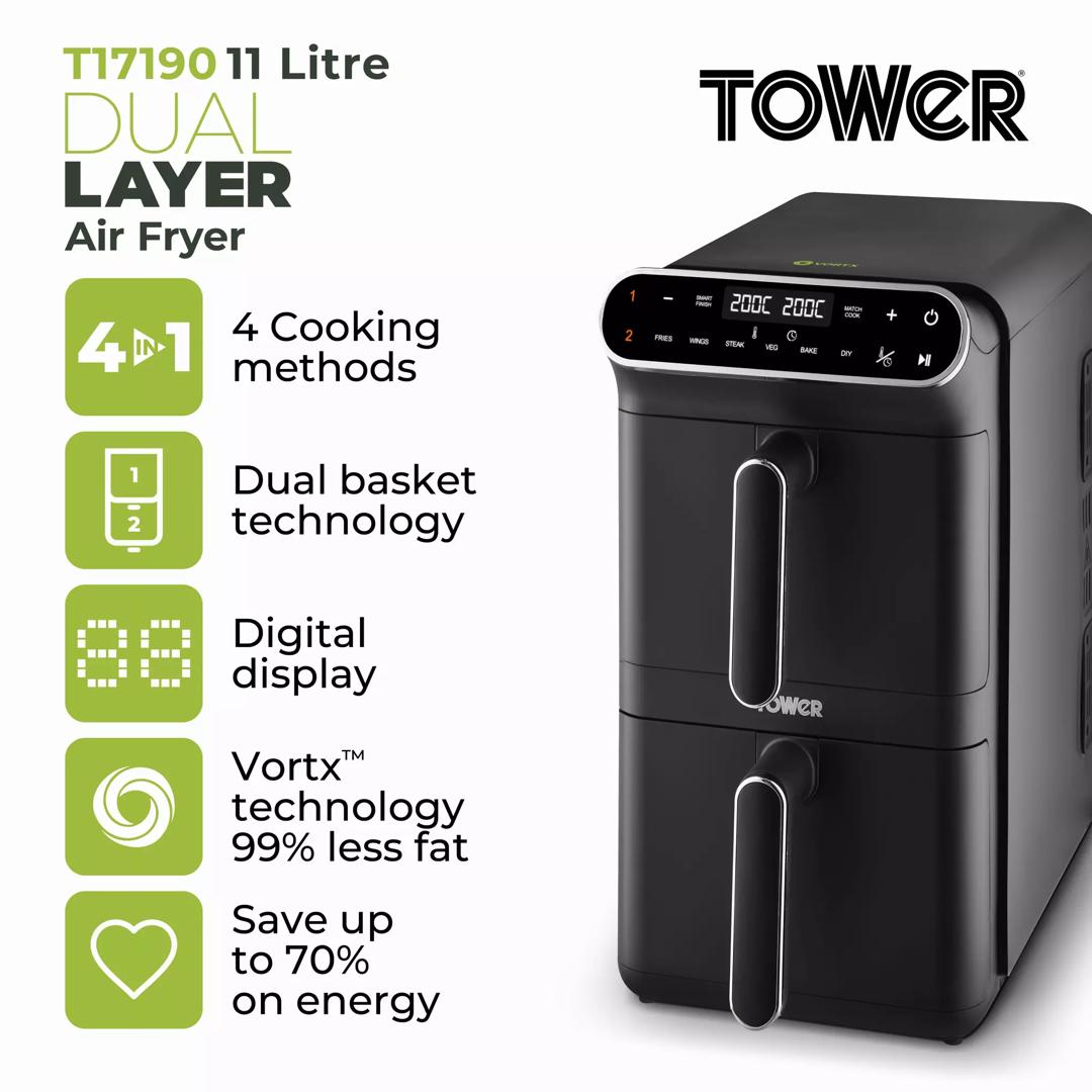 11litres tower air fryer UK 🇬🇧