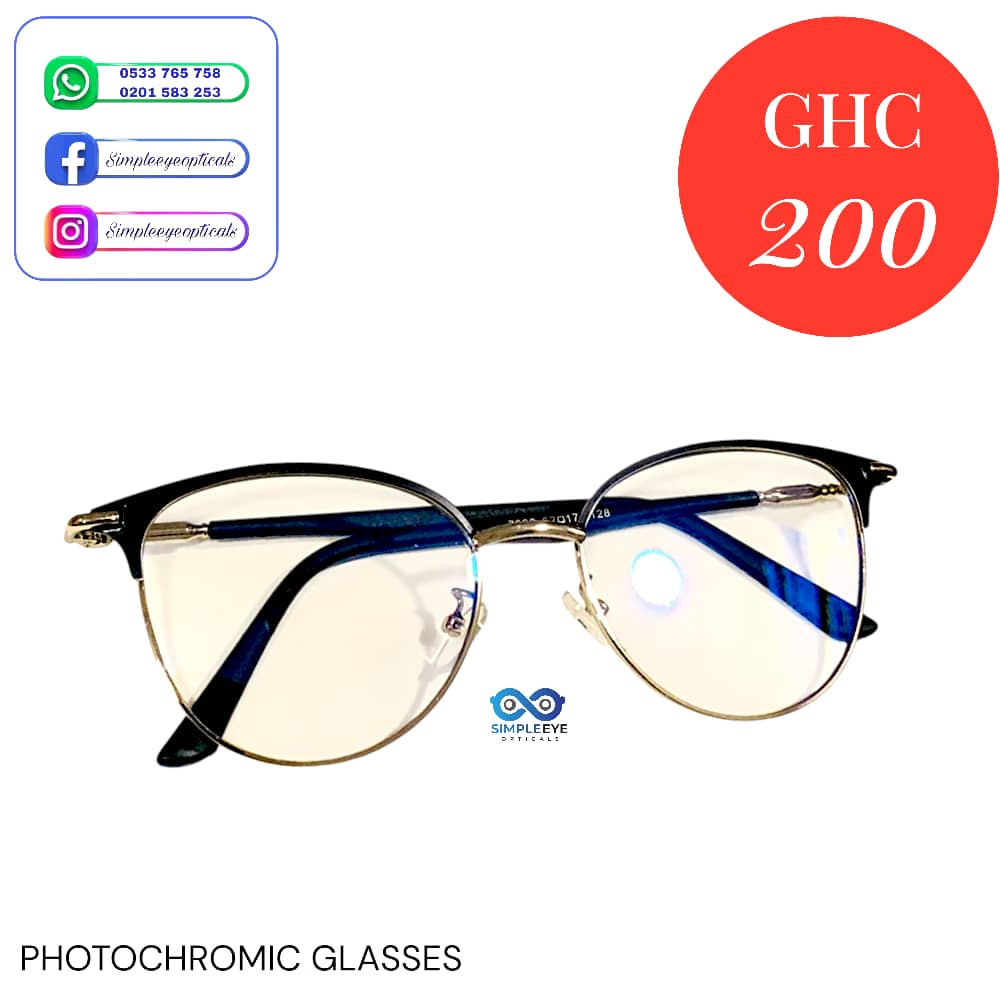 Photochromic lense+Frame