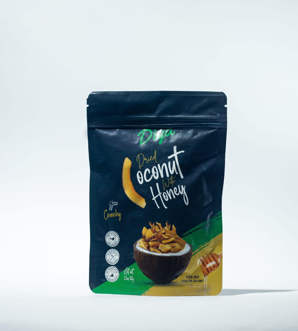 Diya Crunchy Dried Coconut with Honey Snack 100g