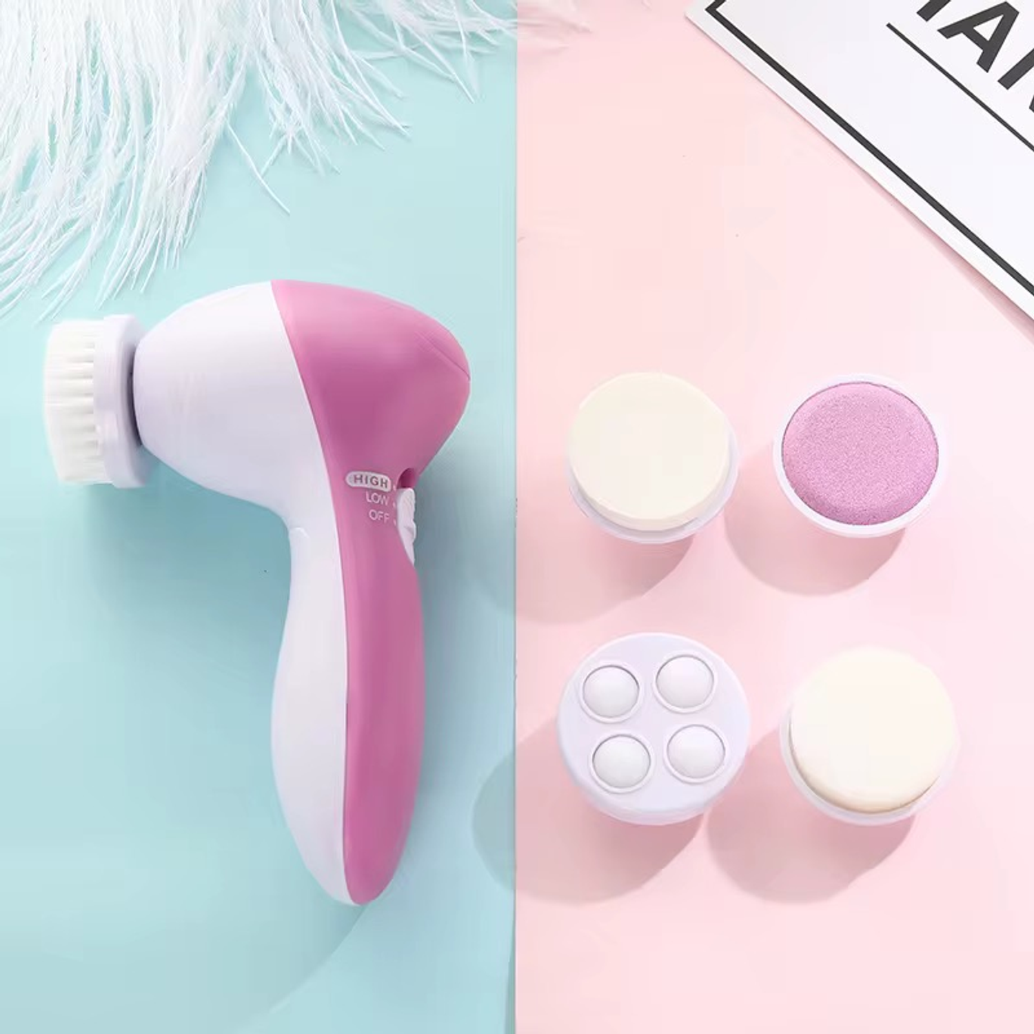5 in 1 face massager set