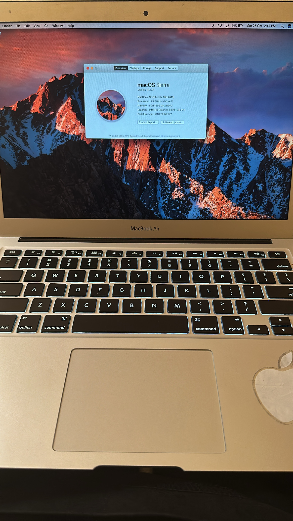 APPLE LAPTOP MacBook Air 13’