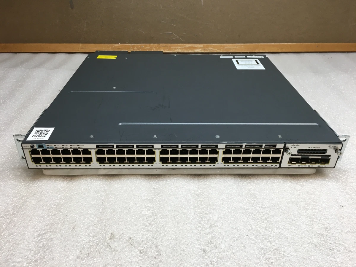 Cisco 3750-X 48port gigabit switch