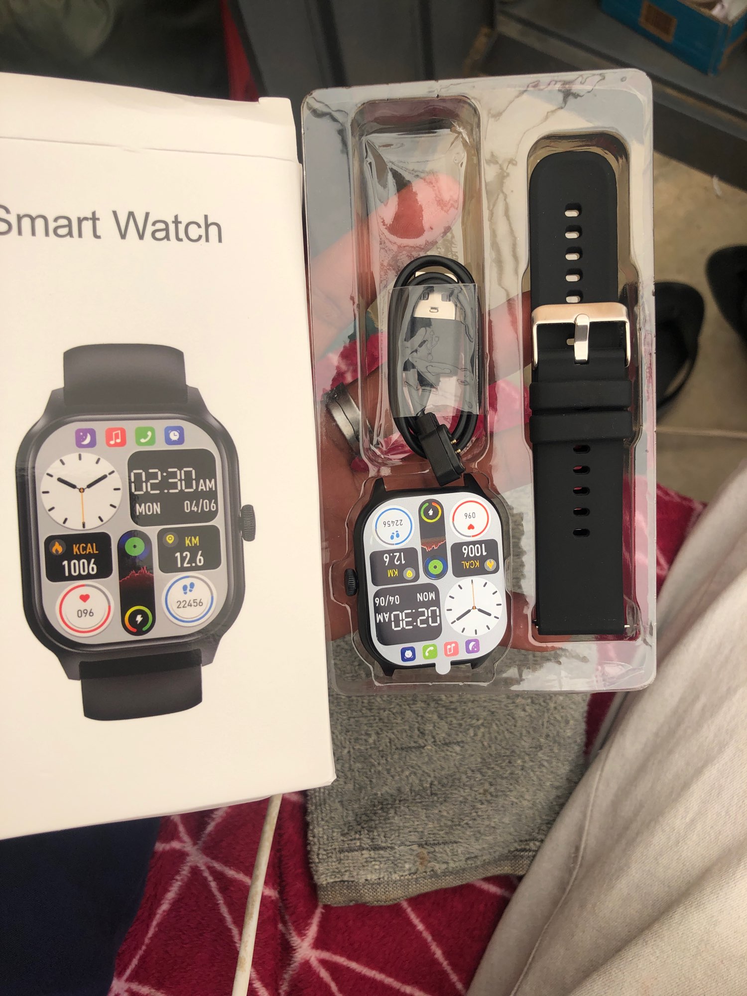 Smartwatch &amp; Pro6 TWS Earbuds Combo