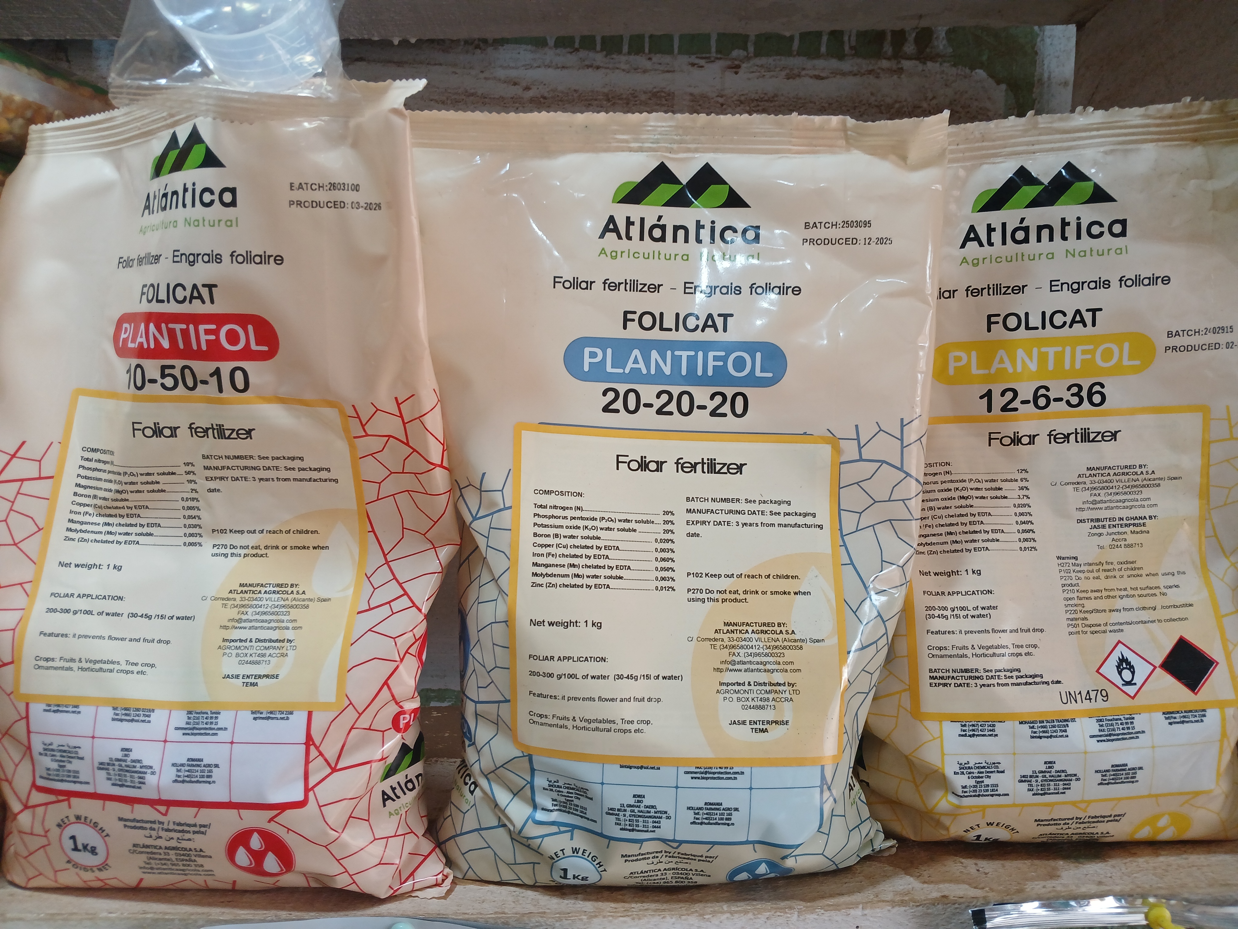 Water soluble fertilizer (NPK)