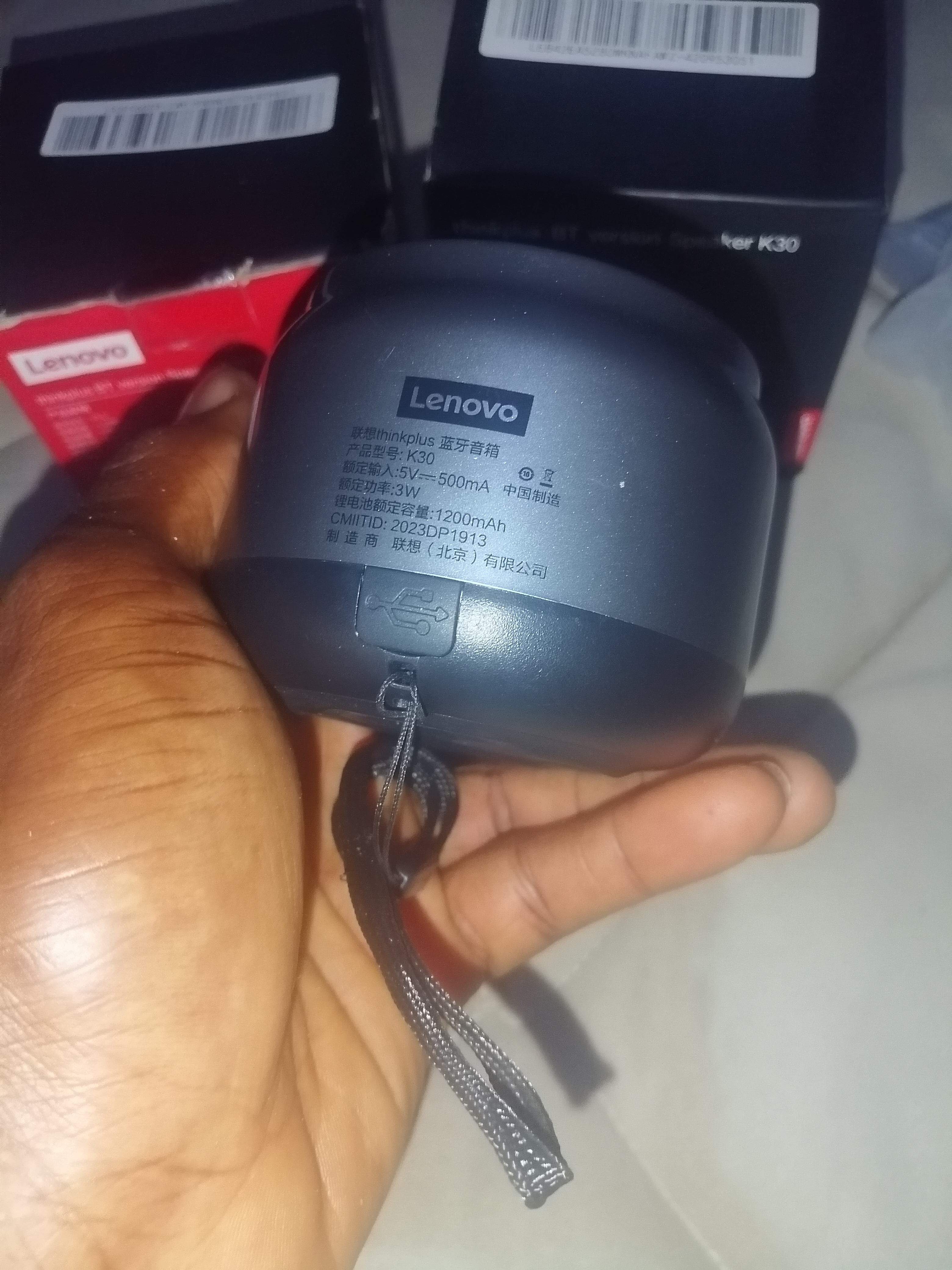 Lenovo ThinkPlus K30 Bluetooth Speaker Portable