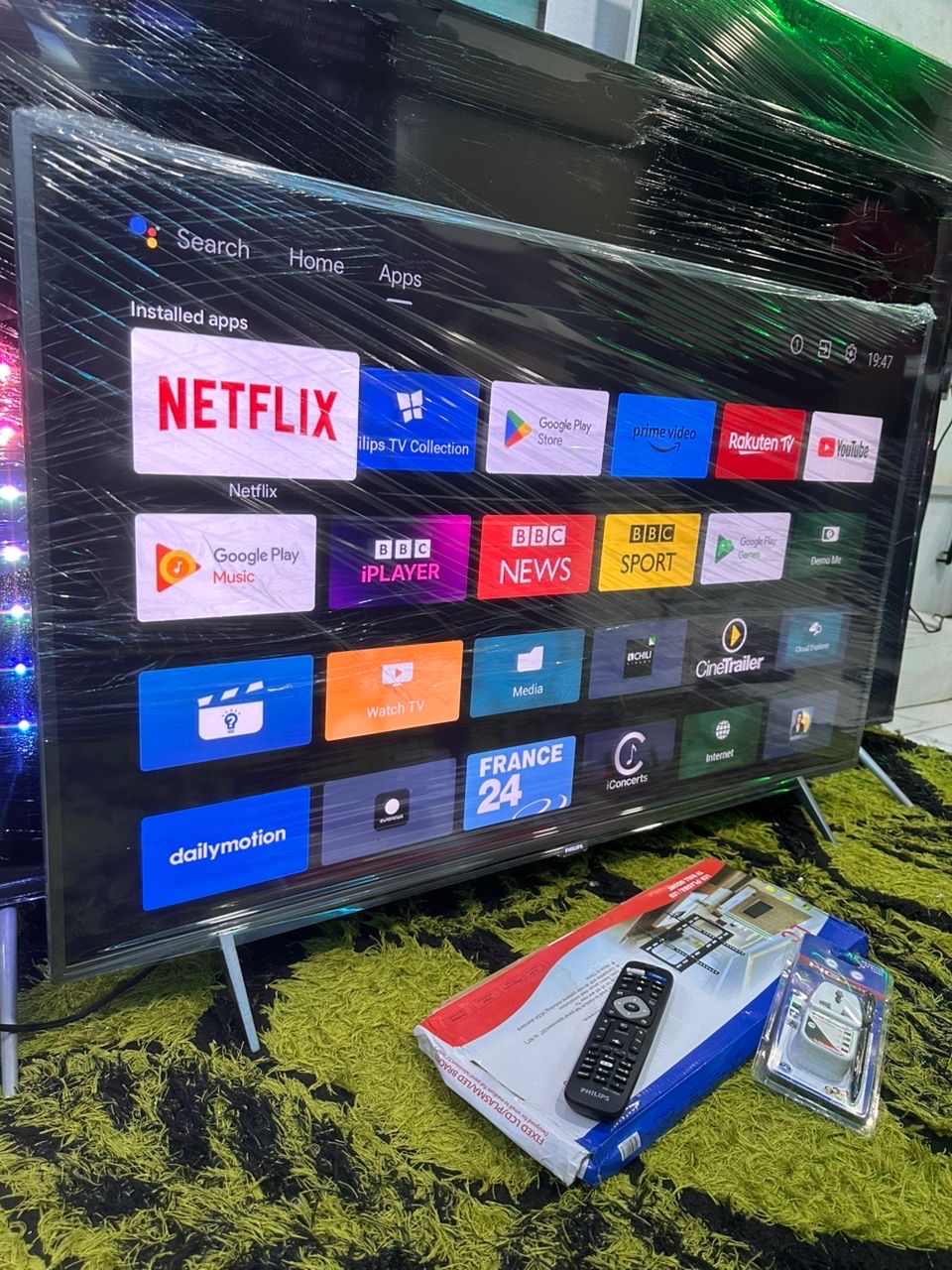 50inches full digital satellite android 4k ultra hd led smart Phillps tv