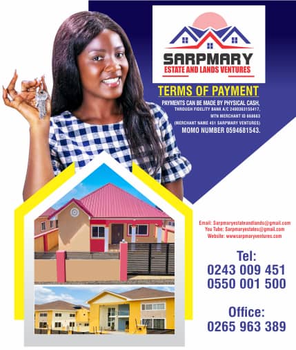 SARPMARY ESTATE AND LANDS: