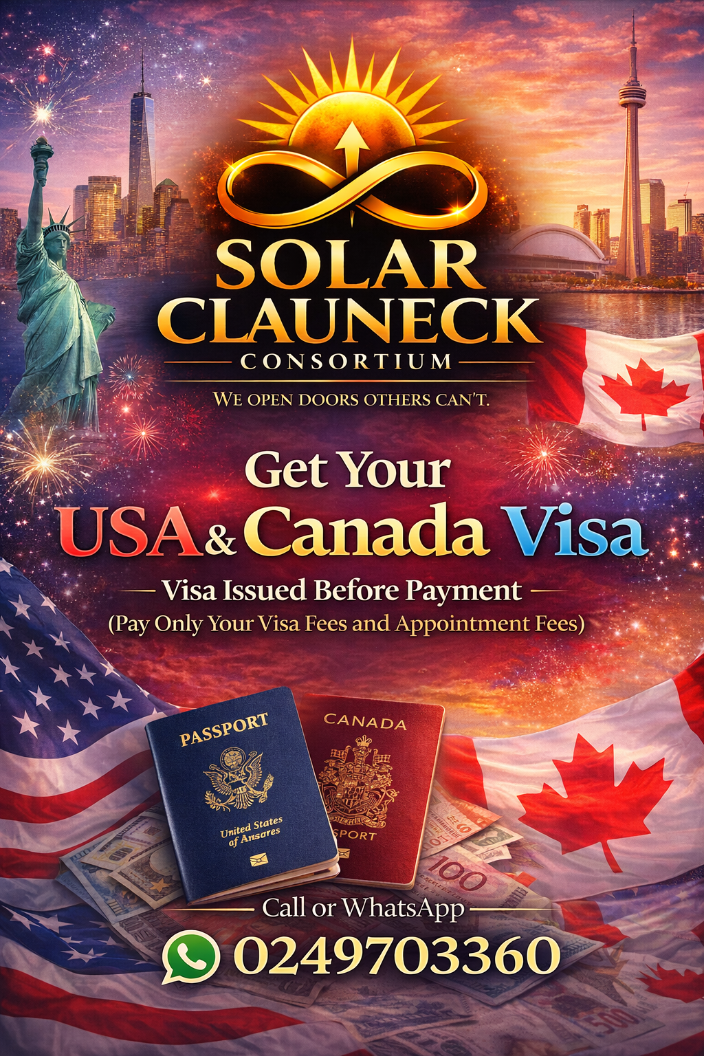 travel to USA or Canada