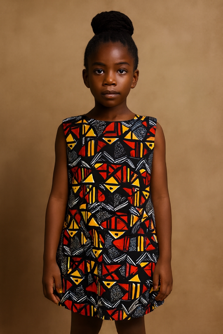 Girls 2-7 affordable Ankara outfits