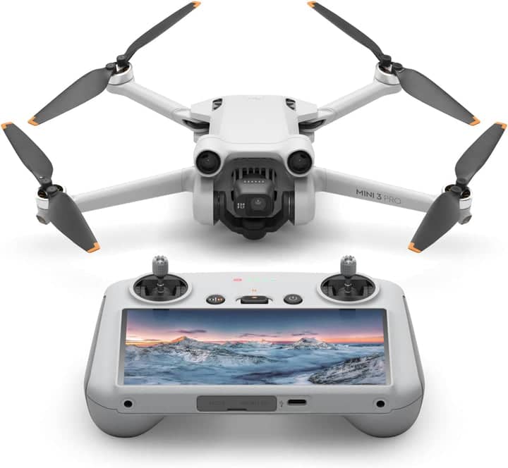 DJI Mini 3 Drone with RC Remote Controller (Ultra-Light 249g)