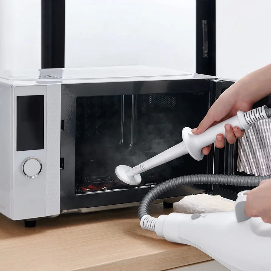 Midea 10 in 1 Steam Mop Kills 99.9% of Bacteria Without Chemical