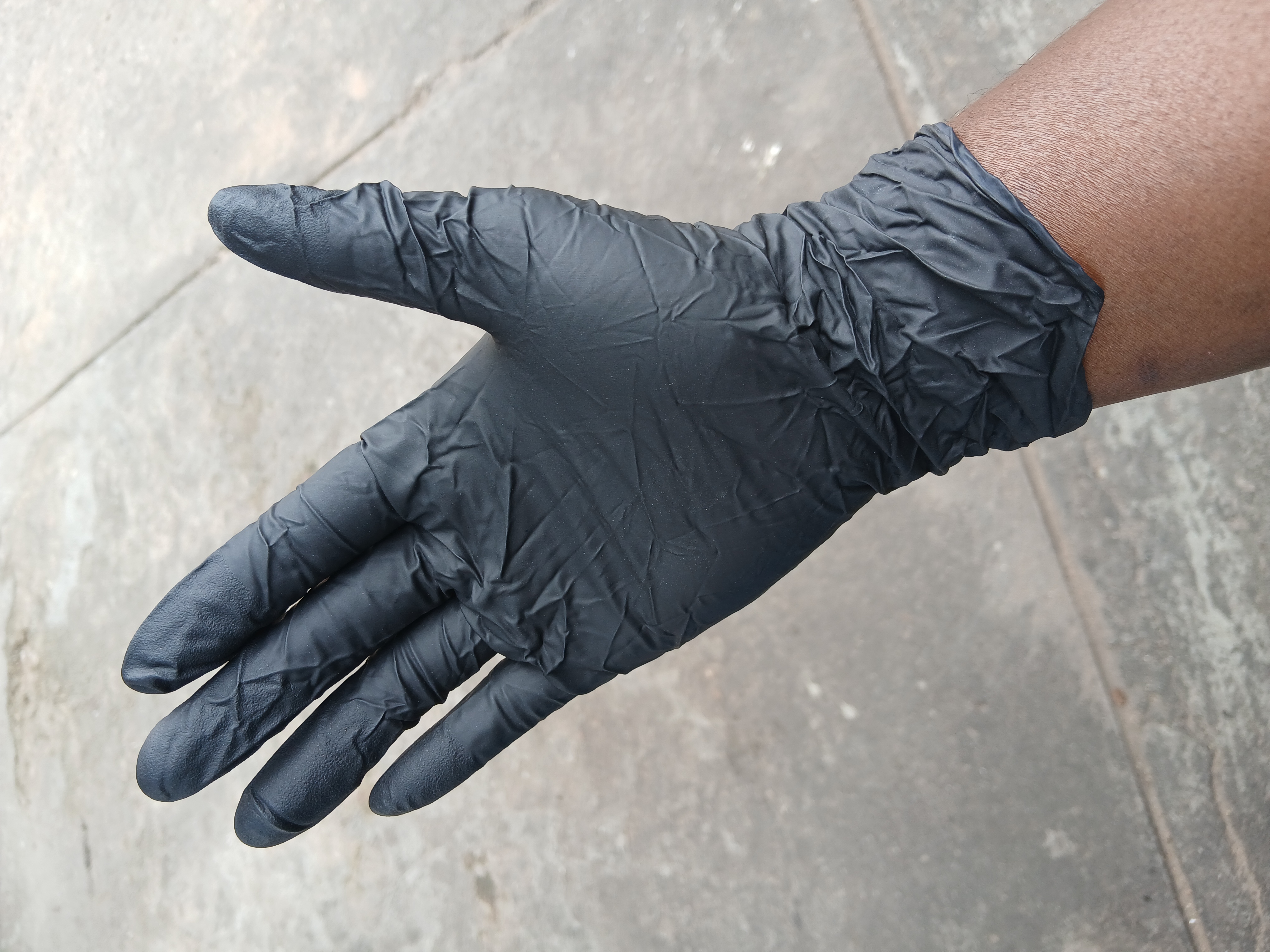 Premium Black Nitrile Gloves