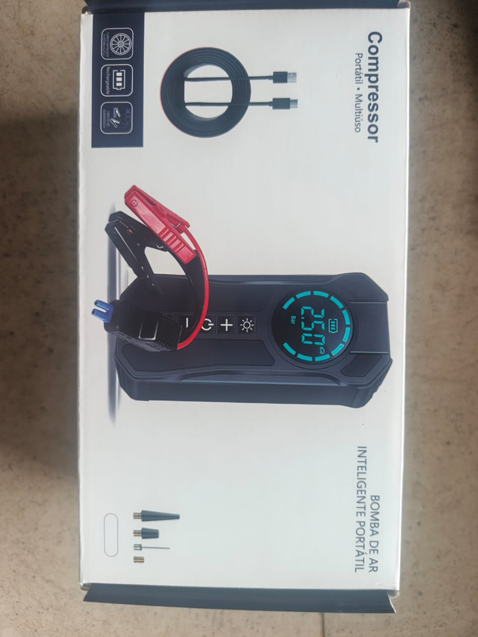 Portable Digital Air Compressor Tire Inflator Pump