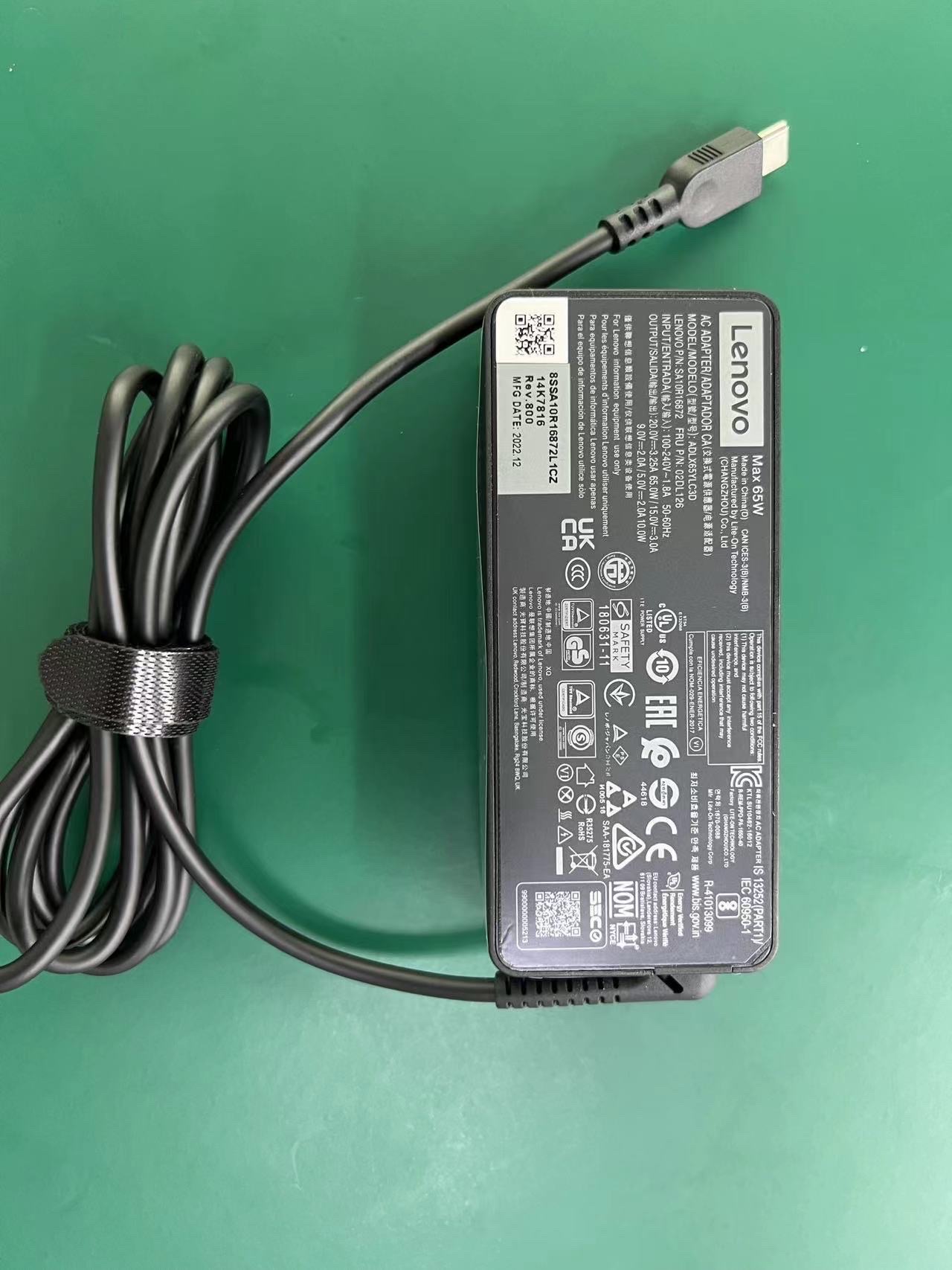 Original Lenovo Type C Charger 65W