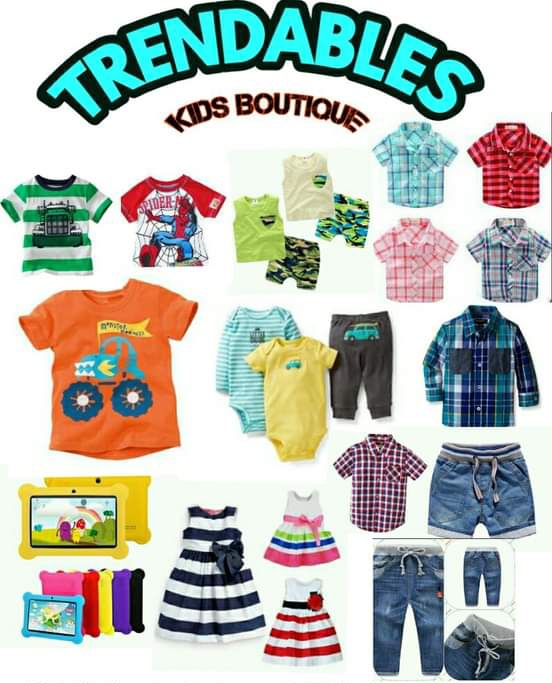 TRENDABLES Kids Tablets w/ Colorful Protective Cases