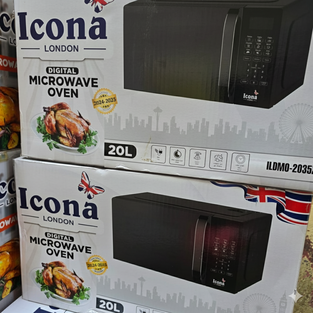 ICONA LONDON DIGITAL MICROWAVE