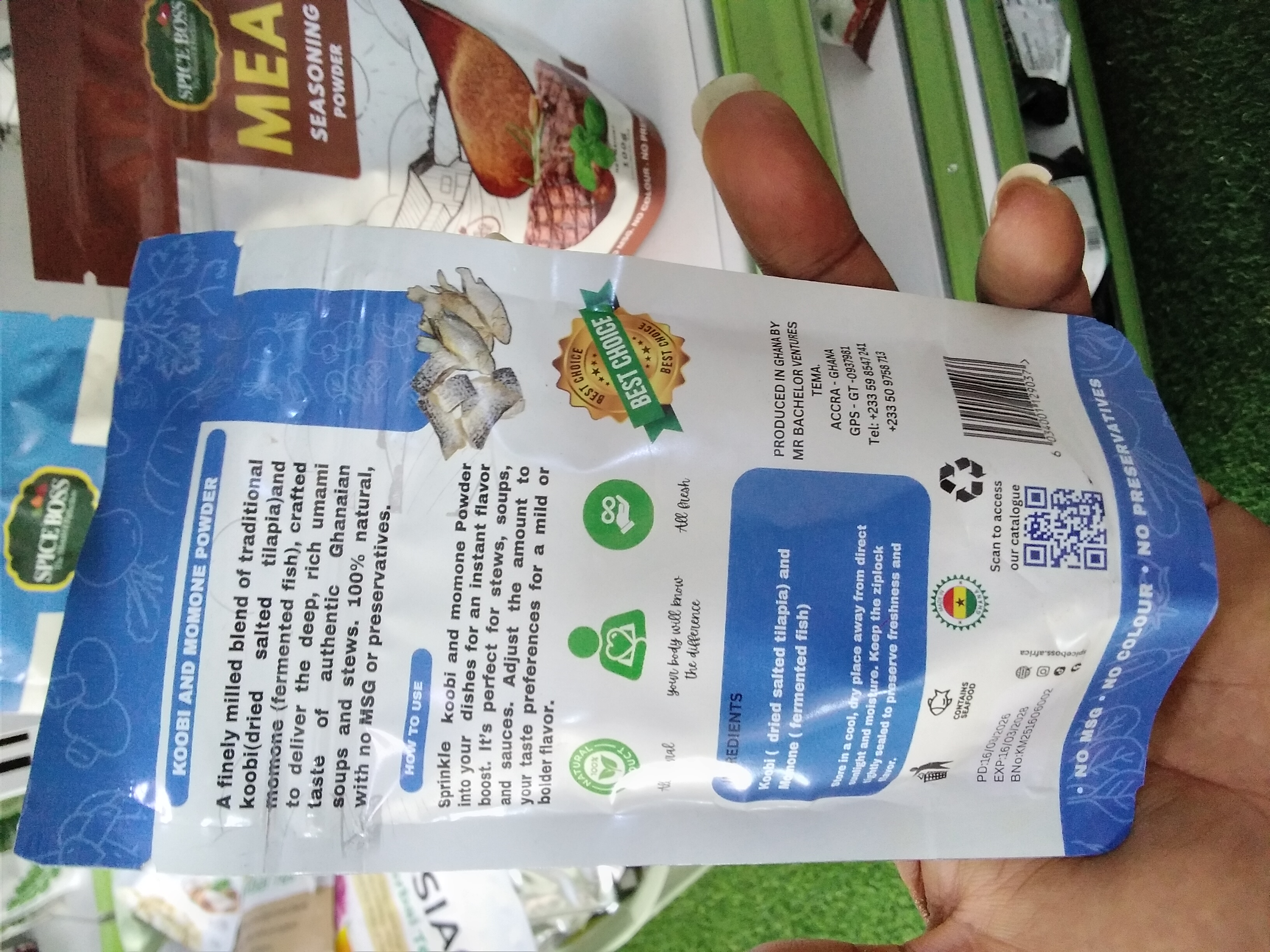 Koobi &amp; Momone Powder - Fish Powder 100g