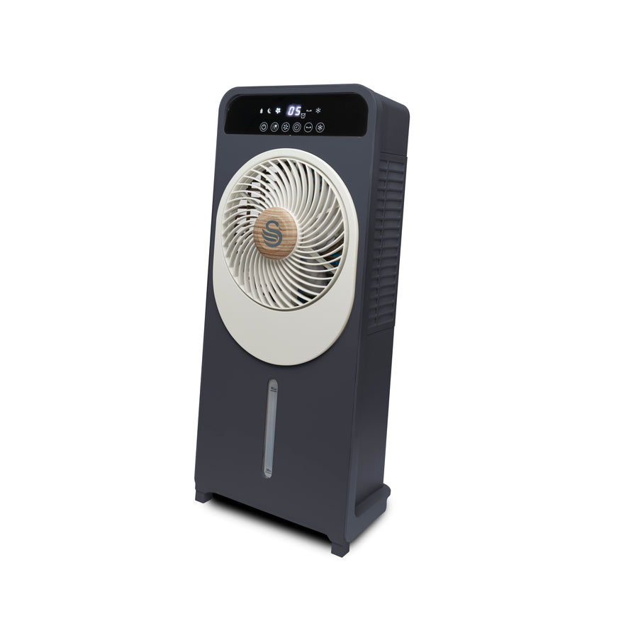 2in1 Swan Retro Air Cooler With 25speed Levels and a Remote