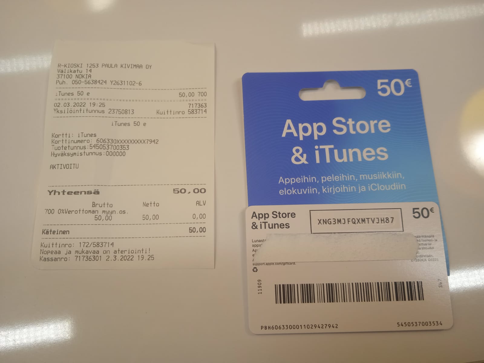 Apple Gift card