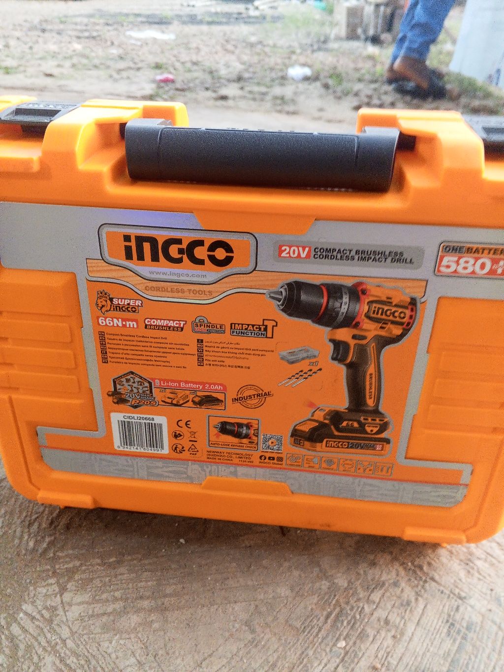 ingco cordless drilling machine
