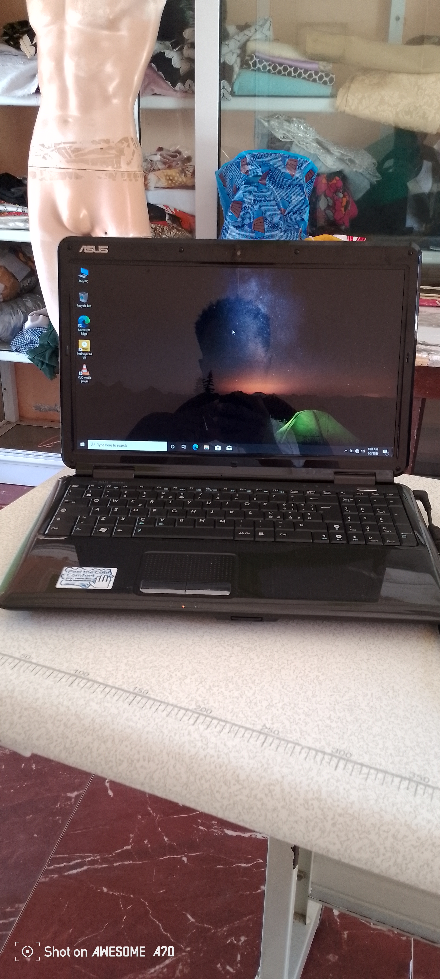 ASUS Laptop - Black, Windows 10, Feel the Cool Comfort