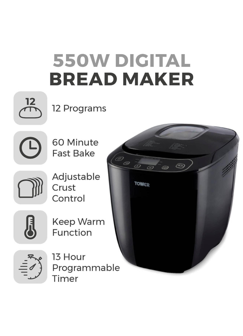 Tower Digital Automatic Bread Maker