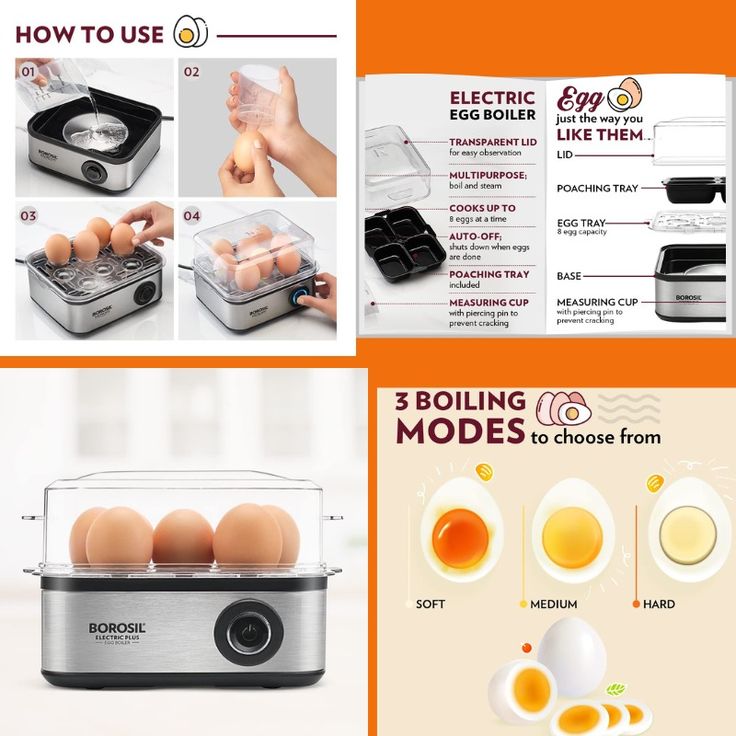🥚 Automatic Egg Boiler - Perfect Hard/Soft Boiled Eggs Every Time