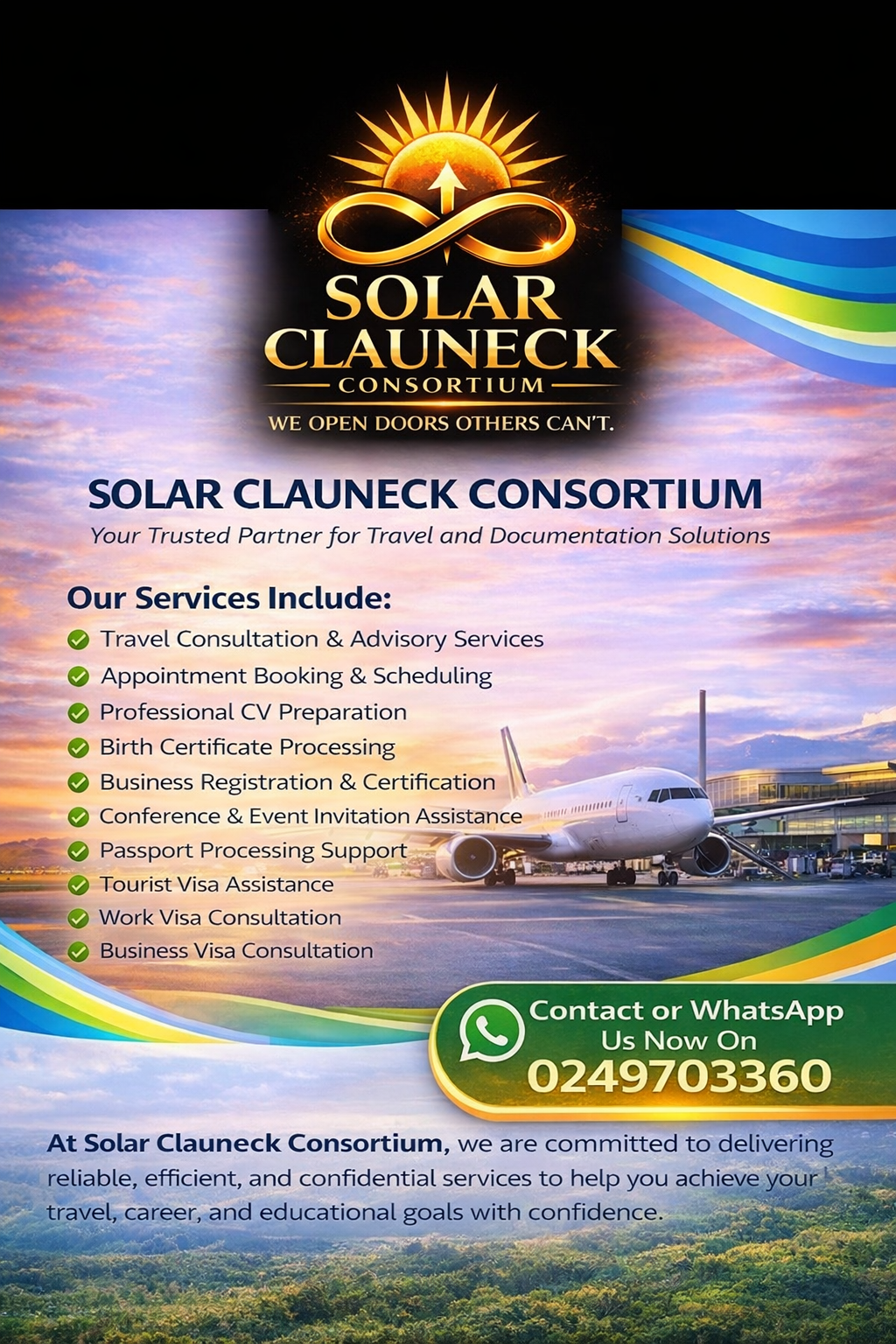 For all your travel consulting.