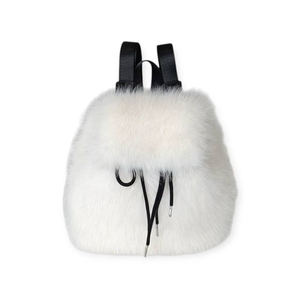 Chic Faux Fur Backpack – Soft, Stylish &amp; Trendy