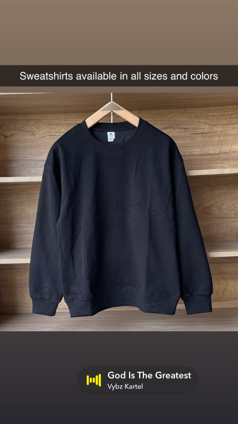 hoodie and sweatshirt