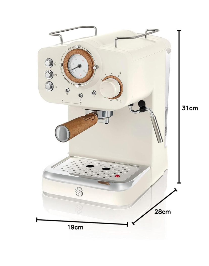 Swan Sk22110whtn Nordic Espresso Coffee Machine