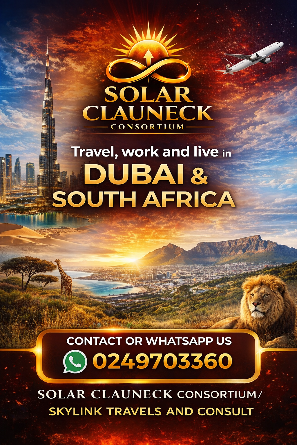 Travel and work in Dubai