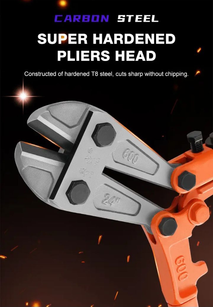 Tiles and bolt cutter