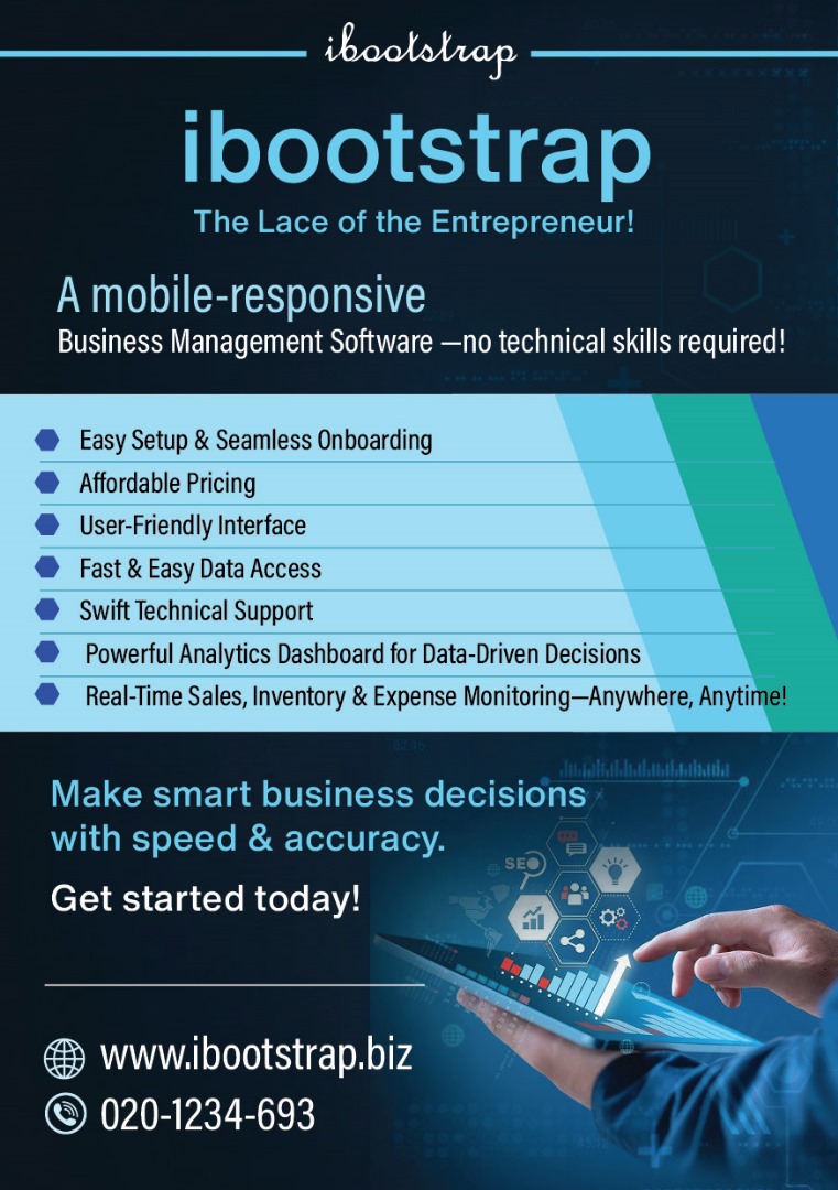 iBootstrap - Software For All Business Types, Schools, Pharmacies, Bakeries, Financial Institutions etc.