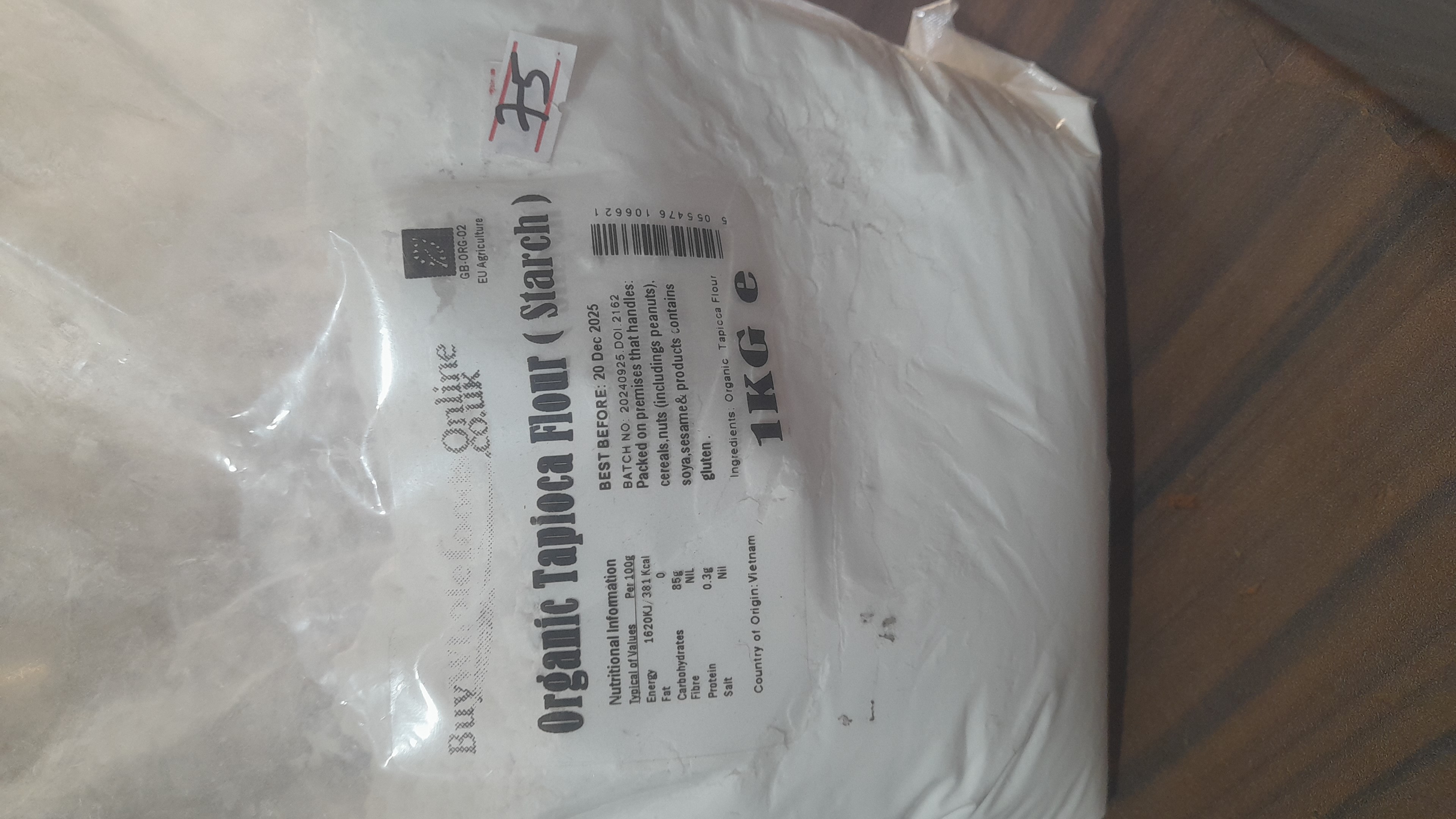 ORGANIC TAPIOCA FLOUR